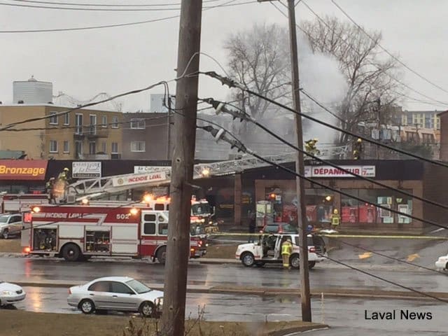CORRECTION: Dry-Cleaners caught on fire and not Depanneur