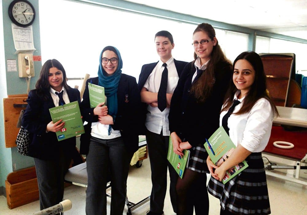 Jewish Rehab visited by students