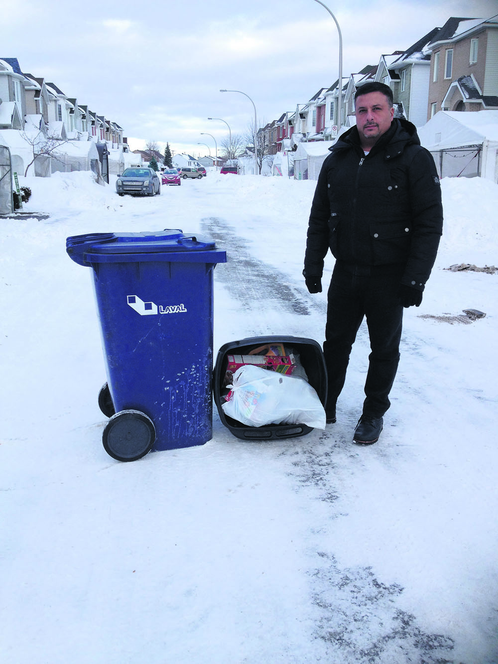 ‘Welcome to Laval: where the snow gets picked up along with the garbage’