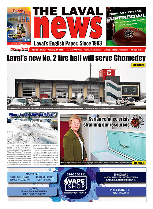 Laval News front page. Volume 24, Issue 02