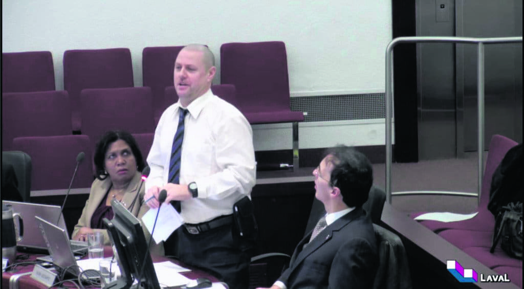 Opposition councilor Alain Lecompte