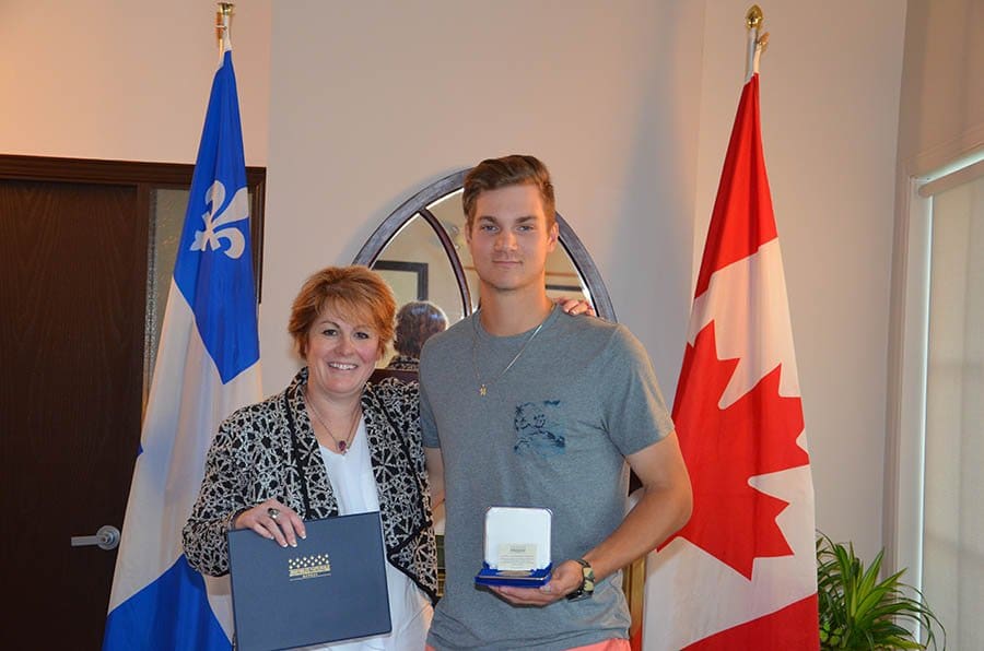 Monique Sauvé and Charles Leblanc