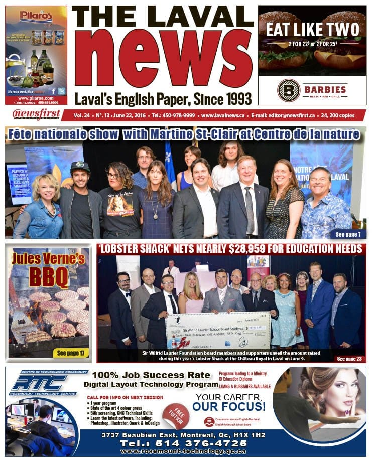 Front page image of The Laval News Volume 24 Number 13