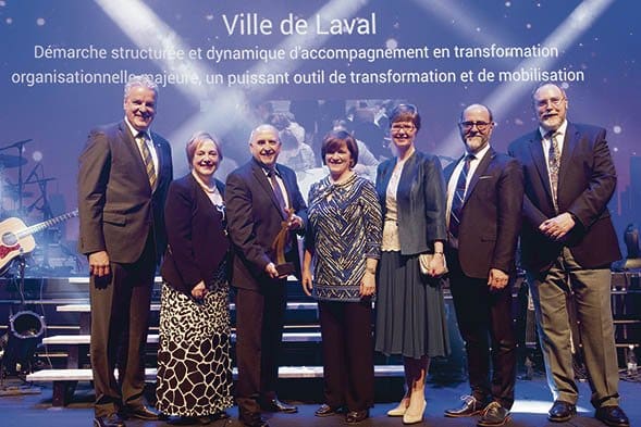 The City of Laval won an UMQ Award for human resources, management and contract operations