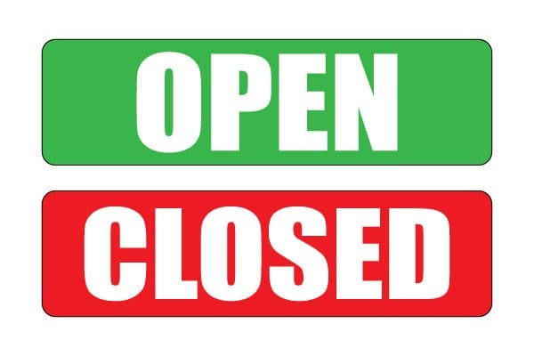 OPEN / CLOSED During the Fête Nationale: