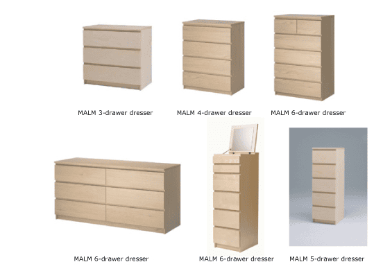 RECALL: IKEA Canada recalls IKEA Chests of Drawers