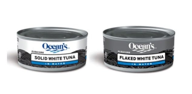 RECALL: Ocean’s brand Flaked White Tuna and Solid White Tuna may be unsafe due to leaking cans