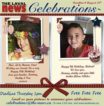 Celebrations August 17 2016