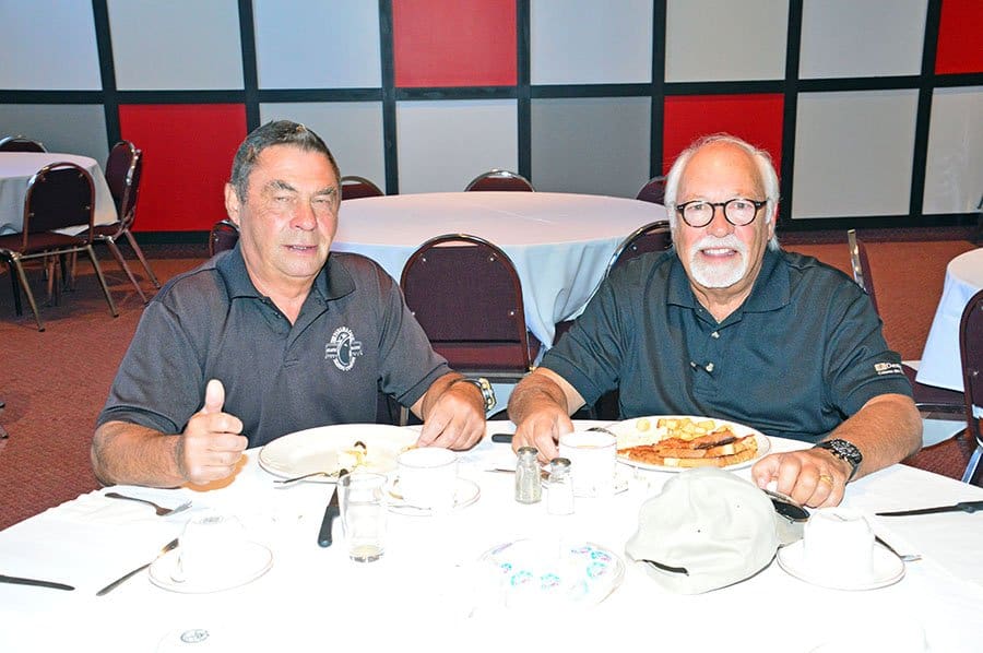 Agape Classic with Caisse Desjardins de Chomedey president Daniel Rousseau.
