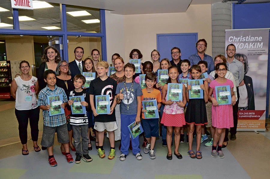 Students from École Boisjoli