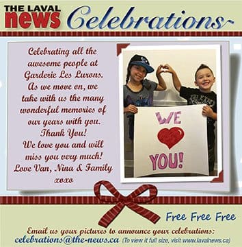 Celebrations September 14, 2016