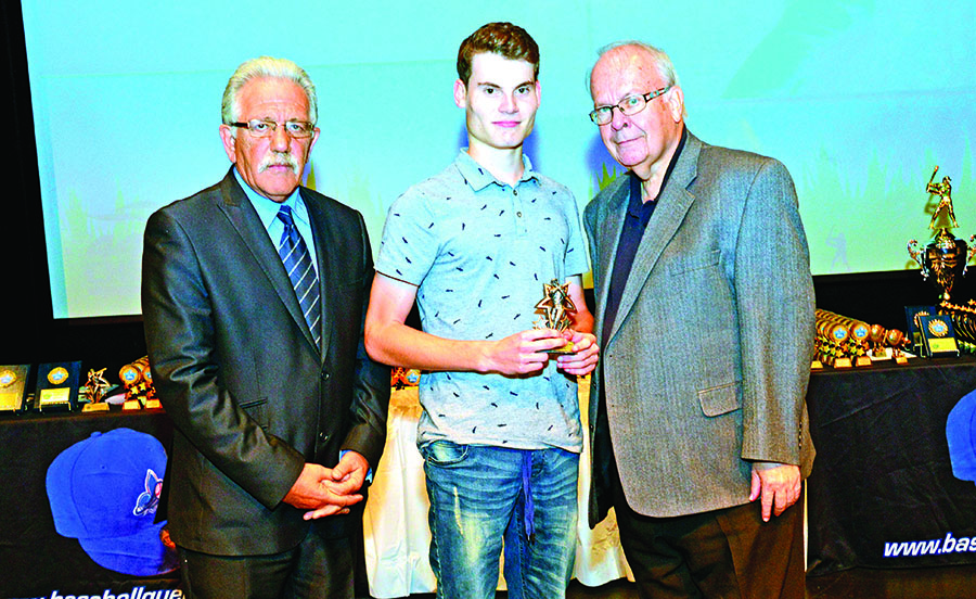 Étienne Lalonde, Baseball Laval’s Midget AA division player of the year.