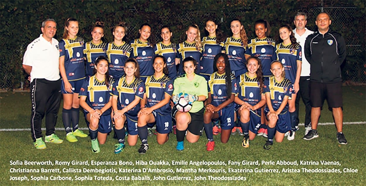 Chomedey U-14FAA Girls go three-for-three in 2017