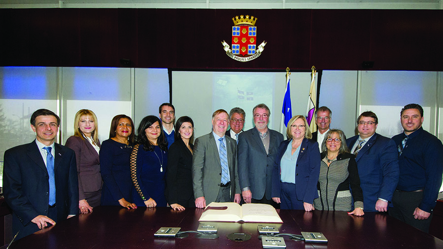 70th birthday of Quebec flag