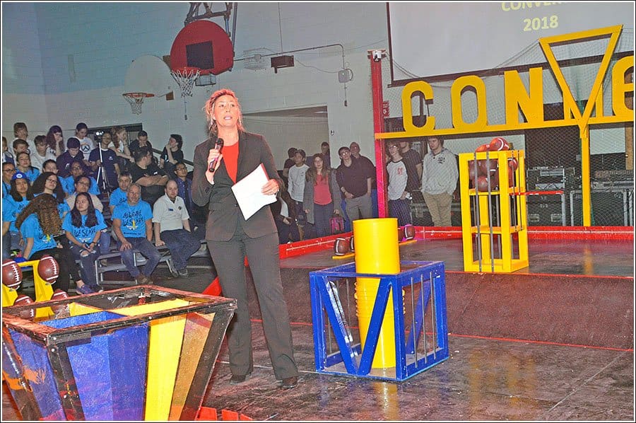 Laval Senior Academy hosts 2018 CRC Robotics Competition