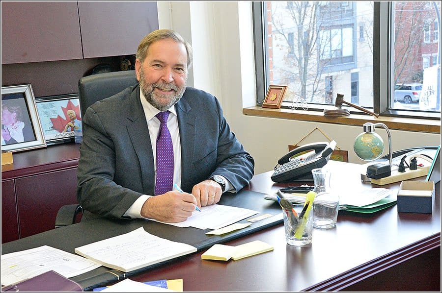 Tom Mulcair, former NDP leader.