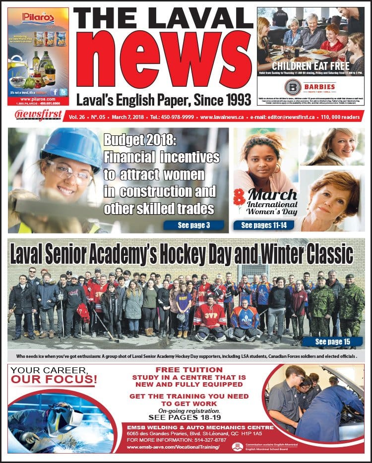 Front page image of The Laval News Volume 05