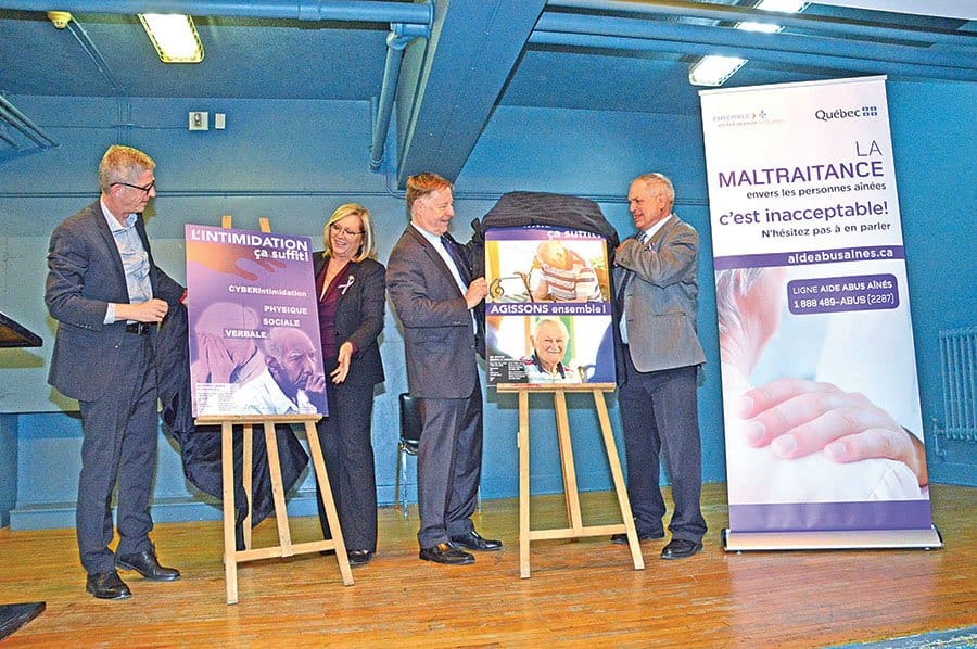 Senior citizens’ advocates unveil anti-intimidation posters