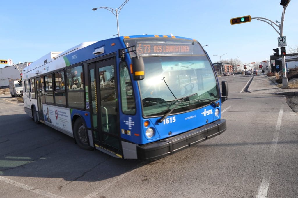 Bus in Laval Qc.