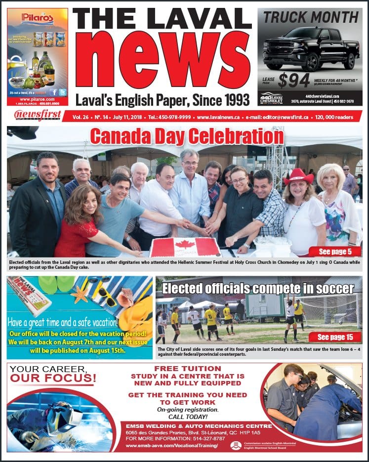 Front page image of The Laval News Volume 26 Number 14