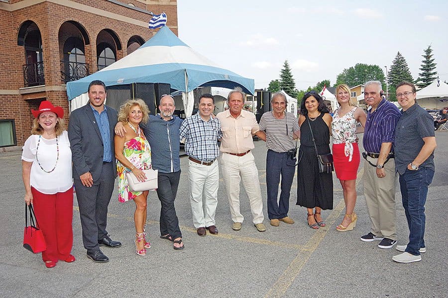 Partyers celebrate Canada, while paying homage to Greek heritage at the Laval Hellenic Summer Festival 2018