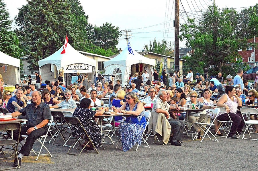 Partyers celebrate Canada, while paying homage to Greek heritage at the Laval Hellenic Summer Festival 2018