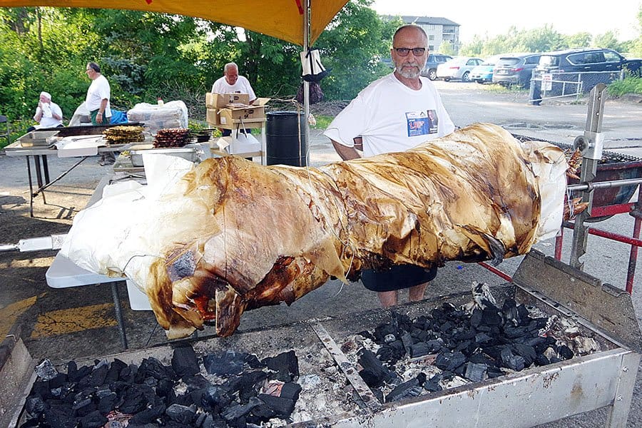 Partyers celebrate Canada, while paying homage to Greek heritage at the Laval Hellenic Summer Festival 2018