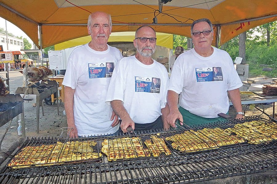 Partyers celebrate Canada, while paying homage to Greek heritage at the Laval Hellenic Summer Festival 2018