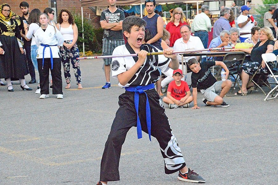 Partyers celebrate Canada, while paying homage to Greek heritage at the Laval Hellenic Summer Festival 2018