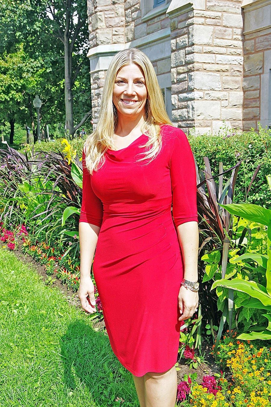 Sir Wilfrid Laurier School Board chairwoman Jennifer Maccarone