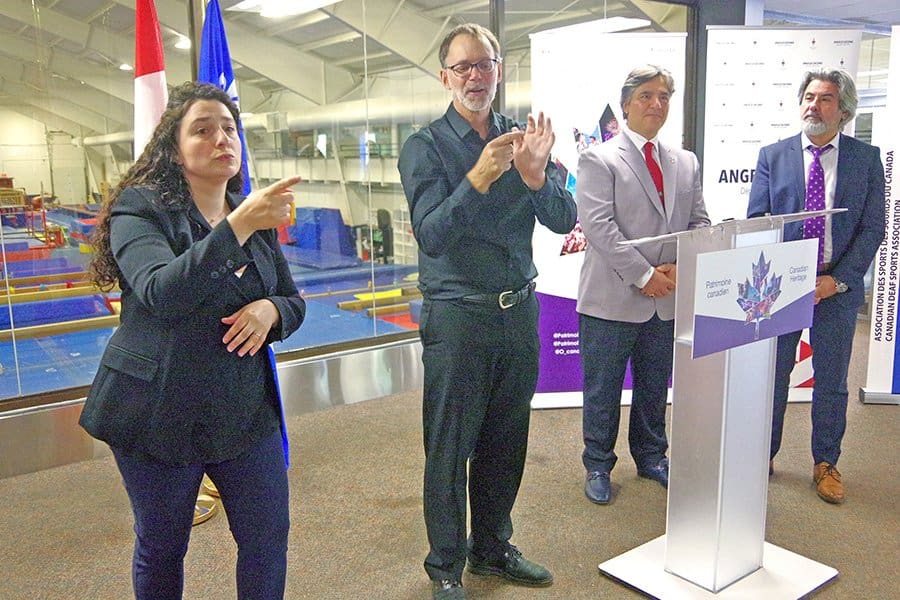 Ottawa provides support to Laval-based Canadian Deaf Sports Association