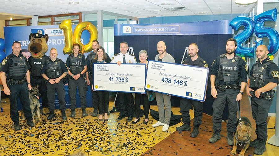 Laval Police’s 2019 dog calendar raises $41,736