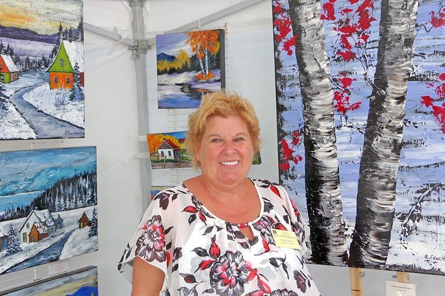 Thousands came out to bask in the sun while enjoying the art