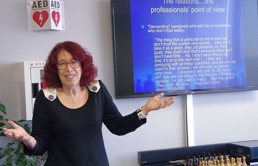 Trust lacking between caregivers and professionals, says social worker