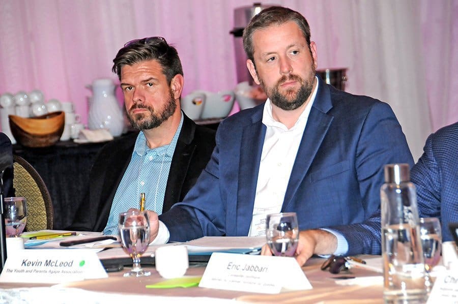 Quebec’s Anglo liaison Christopher Skeete meets group leaders