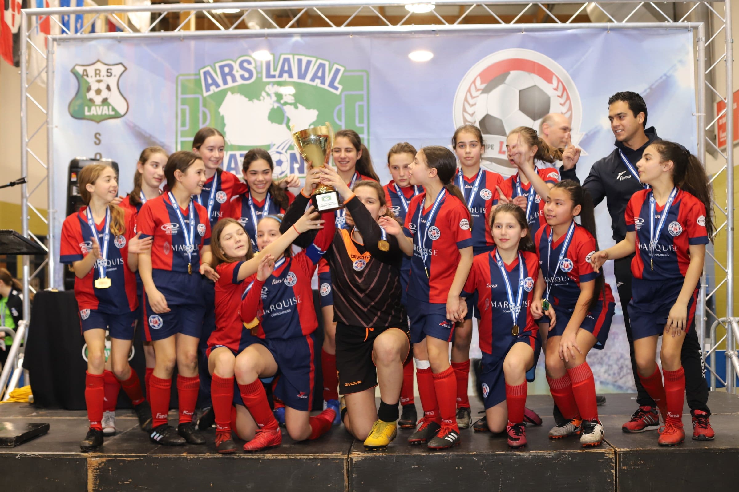 CS Etoiles de l’Est U12FD1  win ARS National Tournament