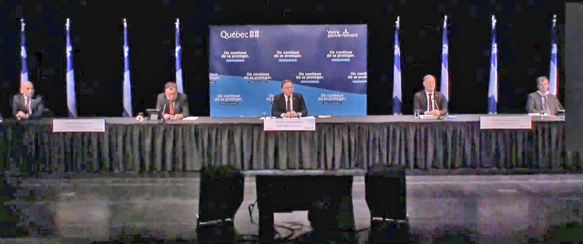 Premier Legault meets with Laval Mayor Demers
