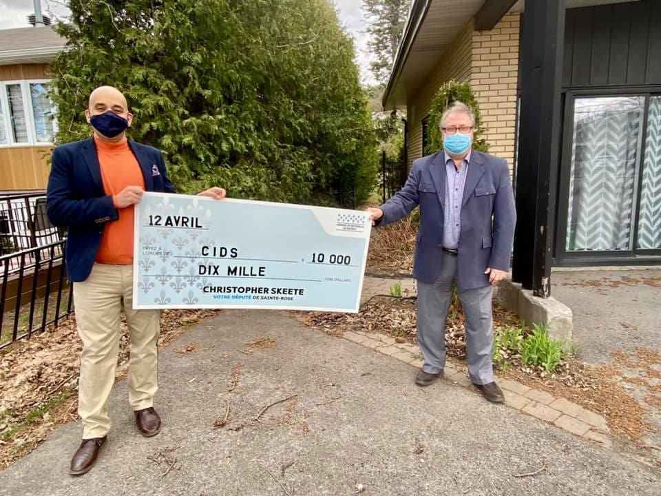 Skeete grants $10,000 to Laval sexual assault recovery centre