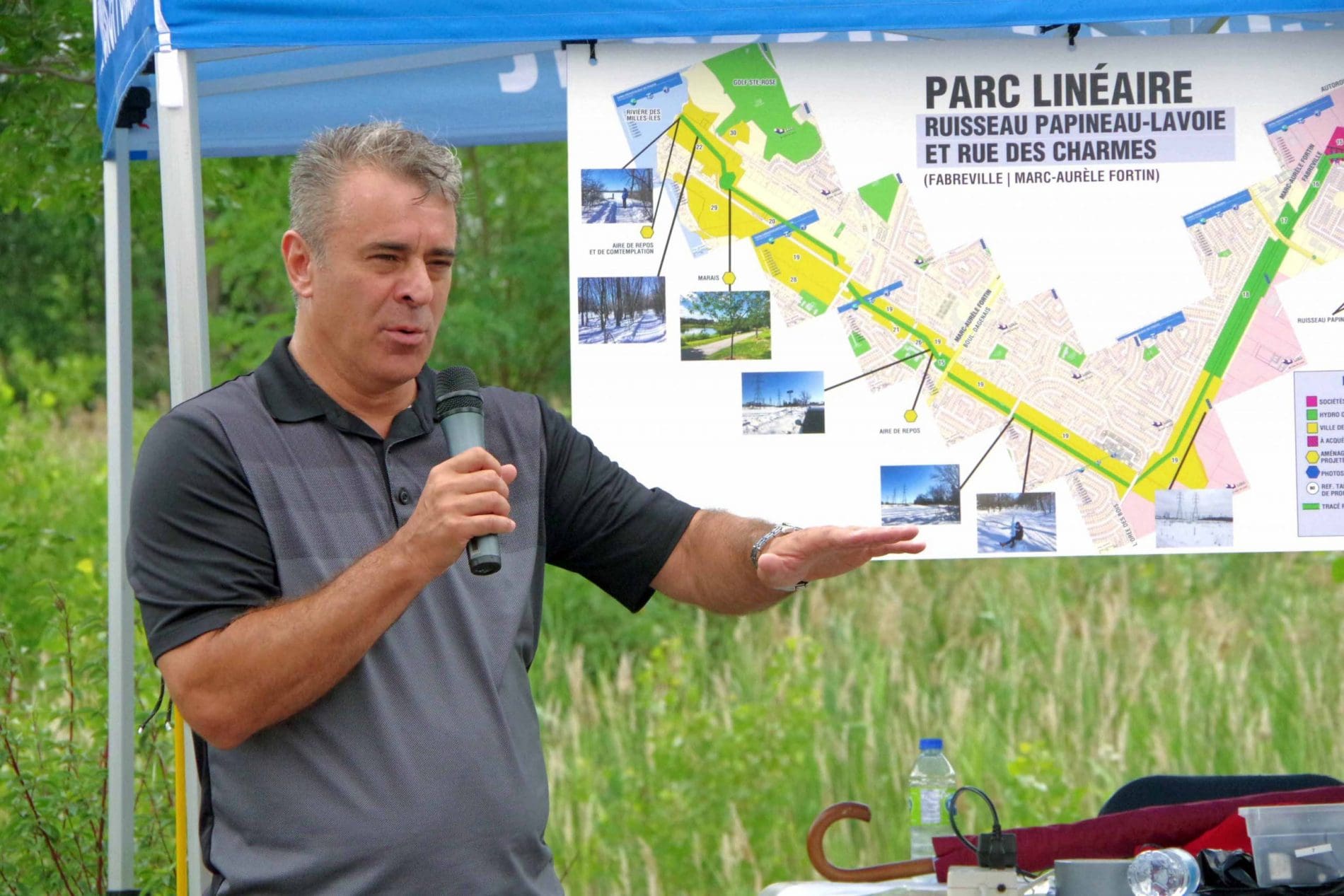 Laval Citoyens mayoral hopeful Michel Poissant promises a nature trail if elected