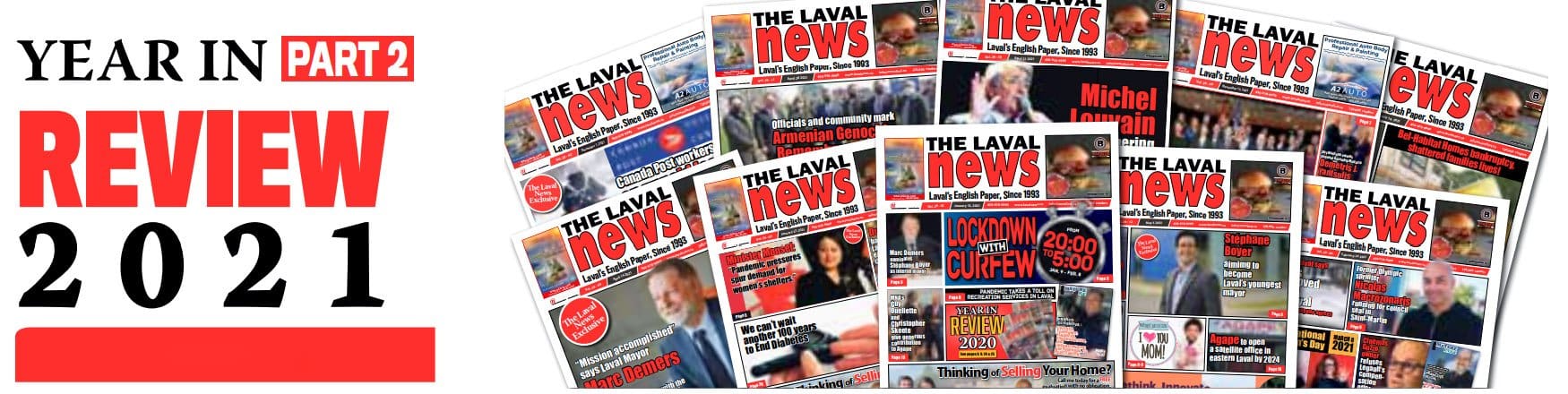 The Laval News reviews year 2021 – Part Two
