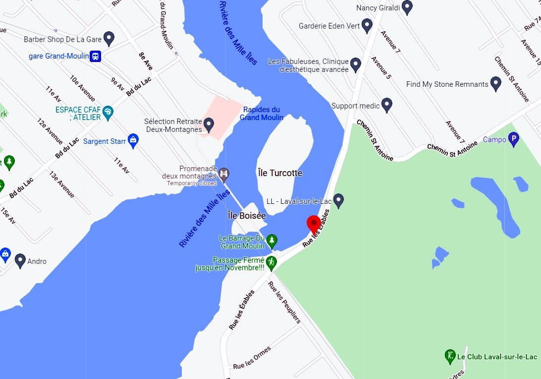 Police recover body of baby from Rivière des Mille Îles