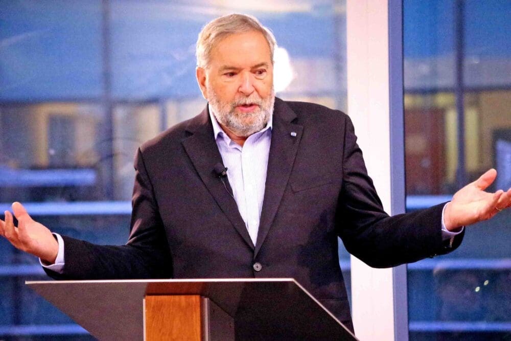 Trudeau’s hawkish stance on Russia/Ukraine ‘unthinking’ and ‘dangerous,’ says Mulcair