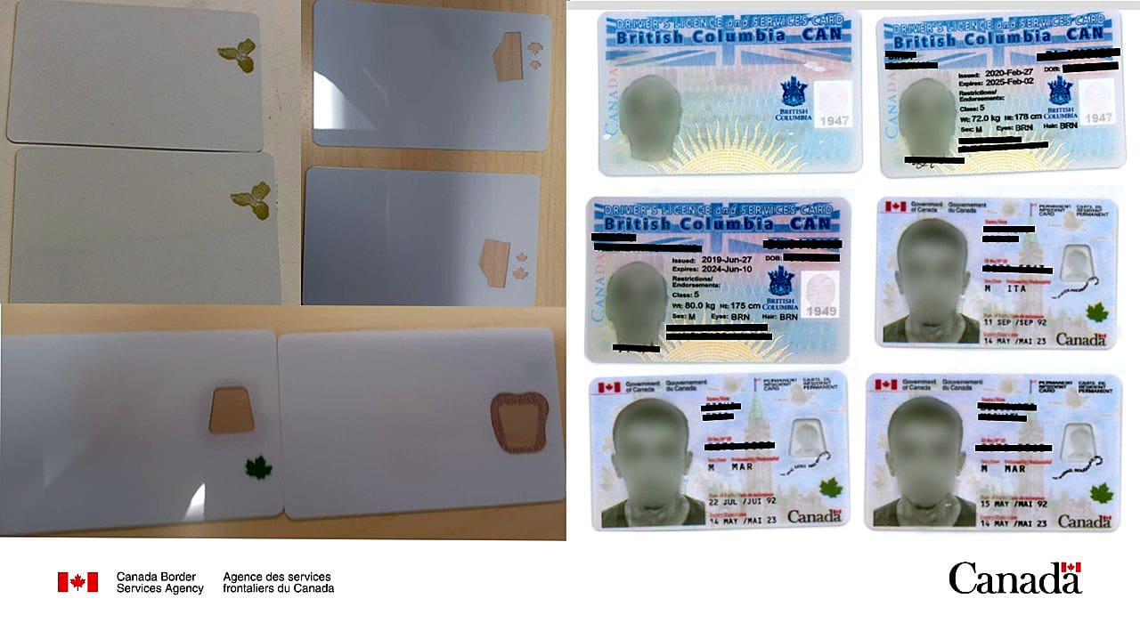 Man sentenced to 30 months for smuggling fake citizen and resident IDs into Canada