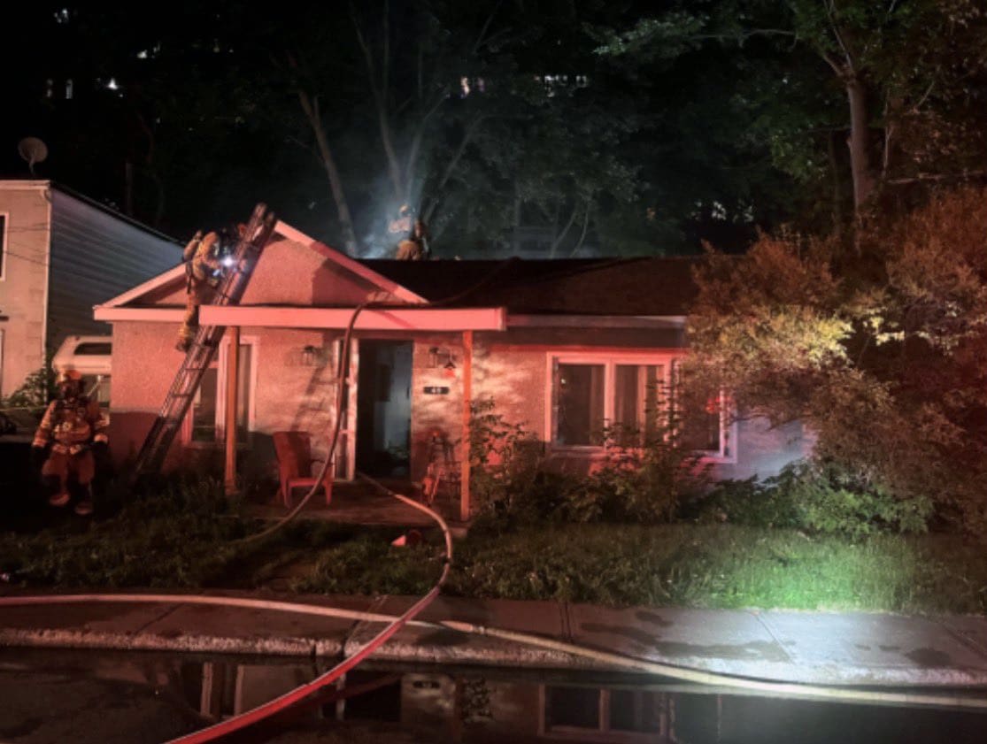 Faulty electric panel ignites blaze on 66th Ave. in Chomedey